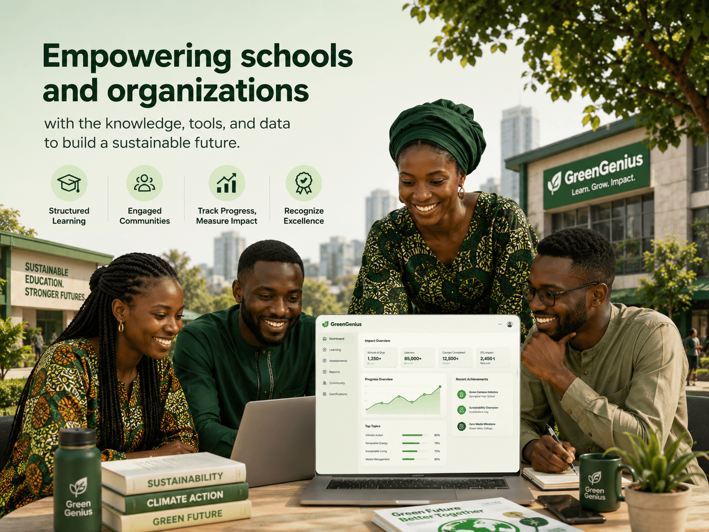 Schools and organizations using GreenGenius