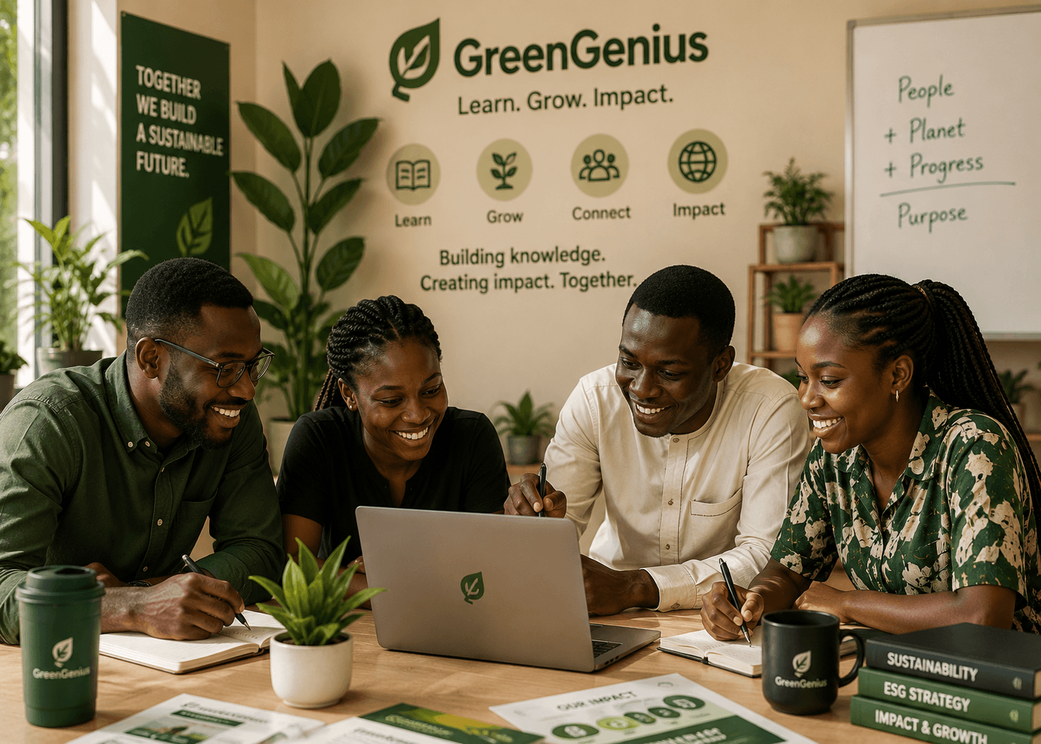 GreenGenius certificate achievement and learner recognition